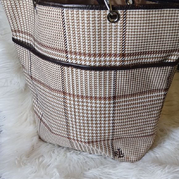 Ralph Lauren Handbags - Vintage Ralph Lauren Brown Tote with Classic Design